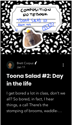 Toona Salad #2: Day in the Life